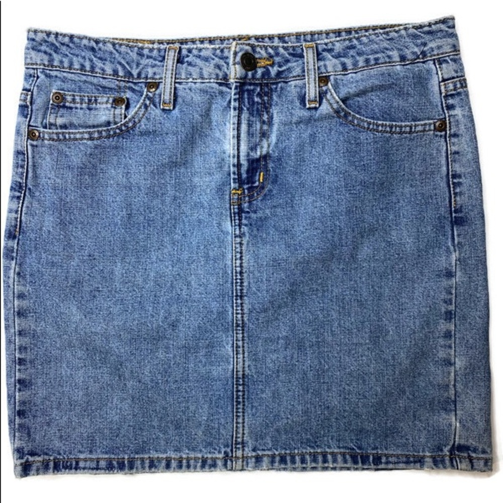 Casual Denim Miniskirt